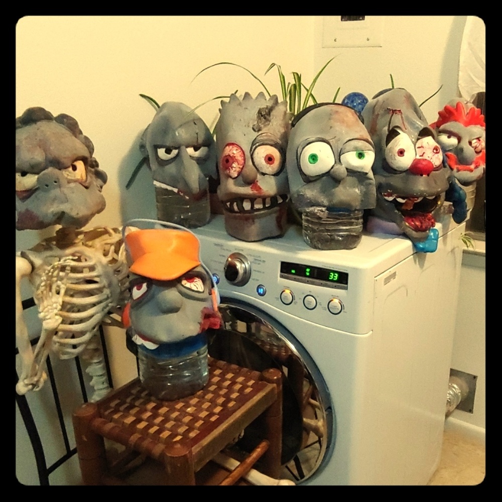 Zombie Simpsons Mob Costumes- one of a kind!